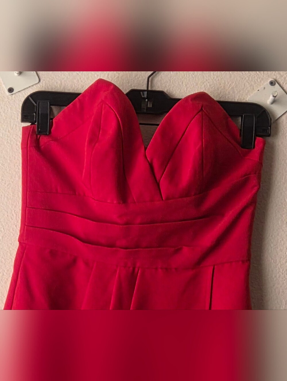 Lovers + Friends Red Draped High-Low Skirt - Picture 2 of 7